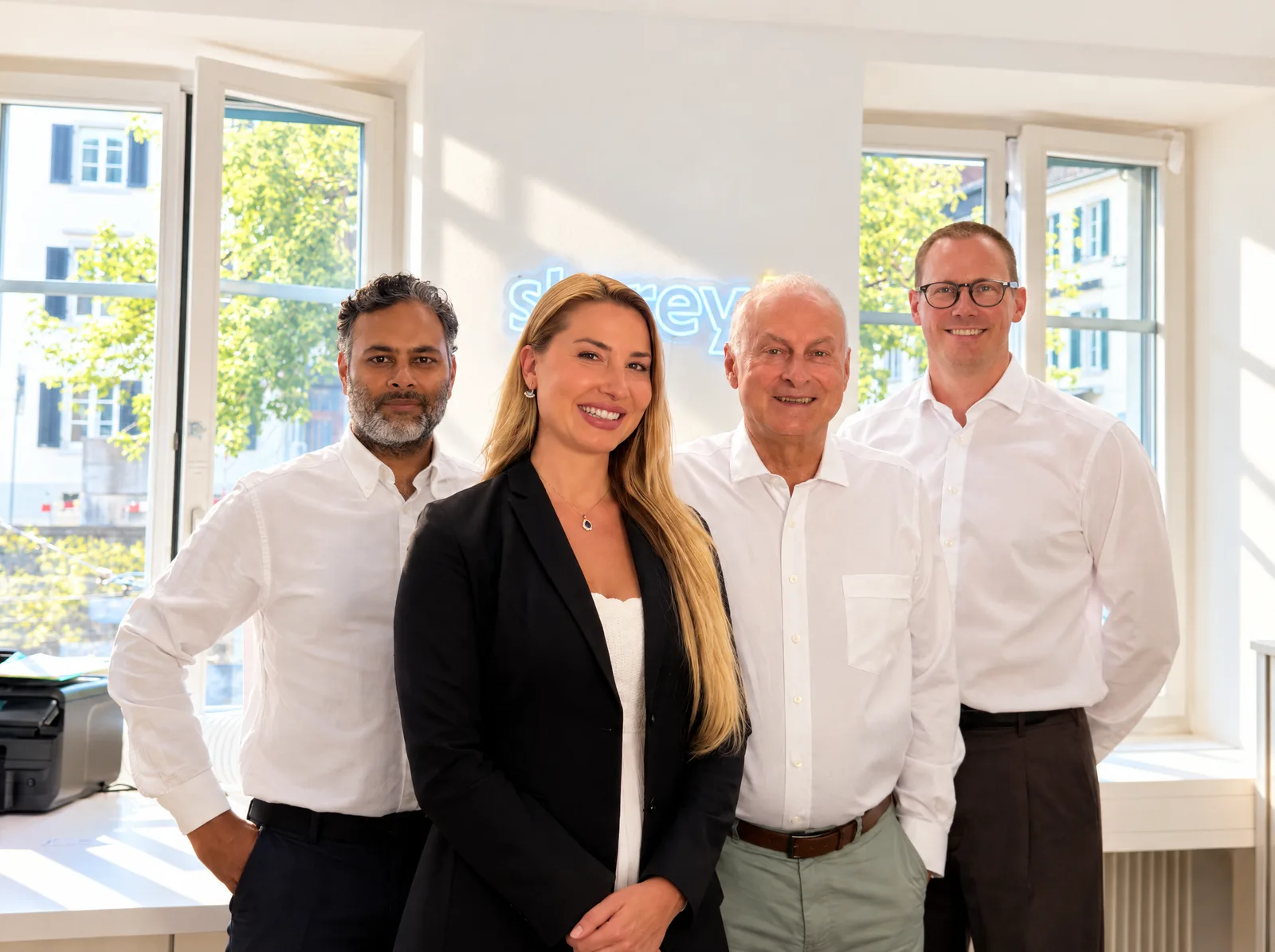 Das Storey-Team im Büro